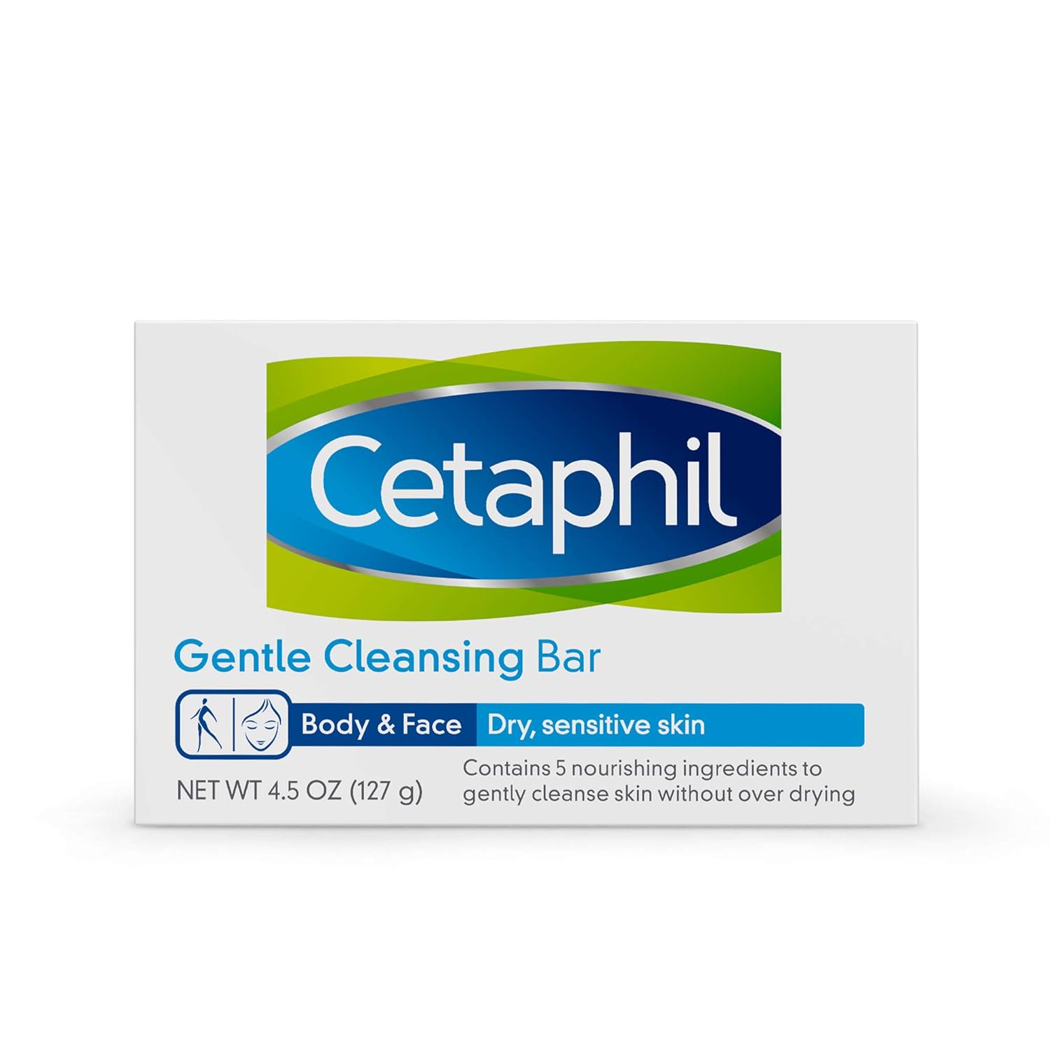Cetaphil Gentle Cleansing Bar, Unscented, 4.5 Ounce Bar, 6 Count: Beauty
