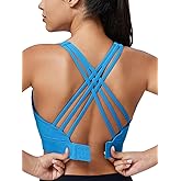 High Impact Sports Bra for Women High Support Molded Cups Strappy Women’s Sports Bra for Workout,Training and Running