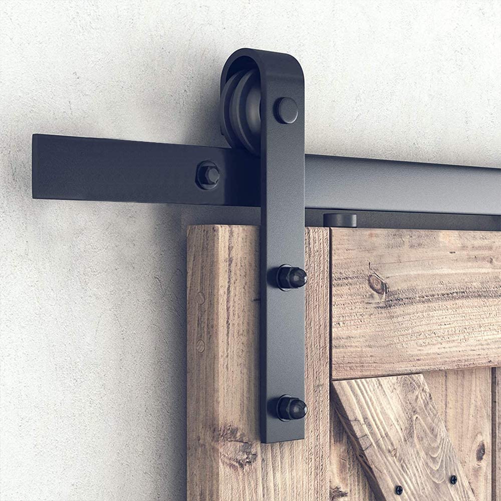 9FT/274cm Sliding Door Hardware Sliding Track Barn Door Kit for Single Barn Door