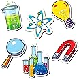 CTP Science Lab 6” Designer Cut-Outs, Bulletin Board Décor, Set of 36, 6” x 6” Each (Creative Teaching Press 3875)