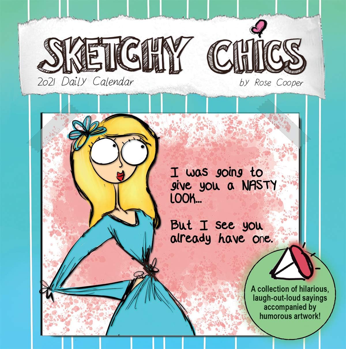 Amazon Com Turner Licensing Sketchy Chics 21 Box Calendar Office Products