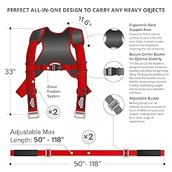 X-Protector Moving Straps - 2 Pairs - Lifting
