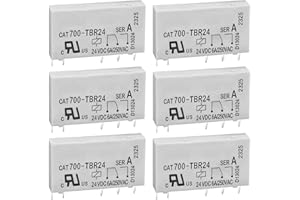 CASALYTICS 700-TBR24 Relay (Pack of 6) - 6A 250VAC 24VDC 5Pins Power Relay for Allen-Bradley CAT700-TBR24