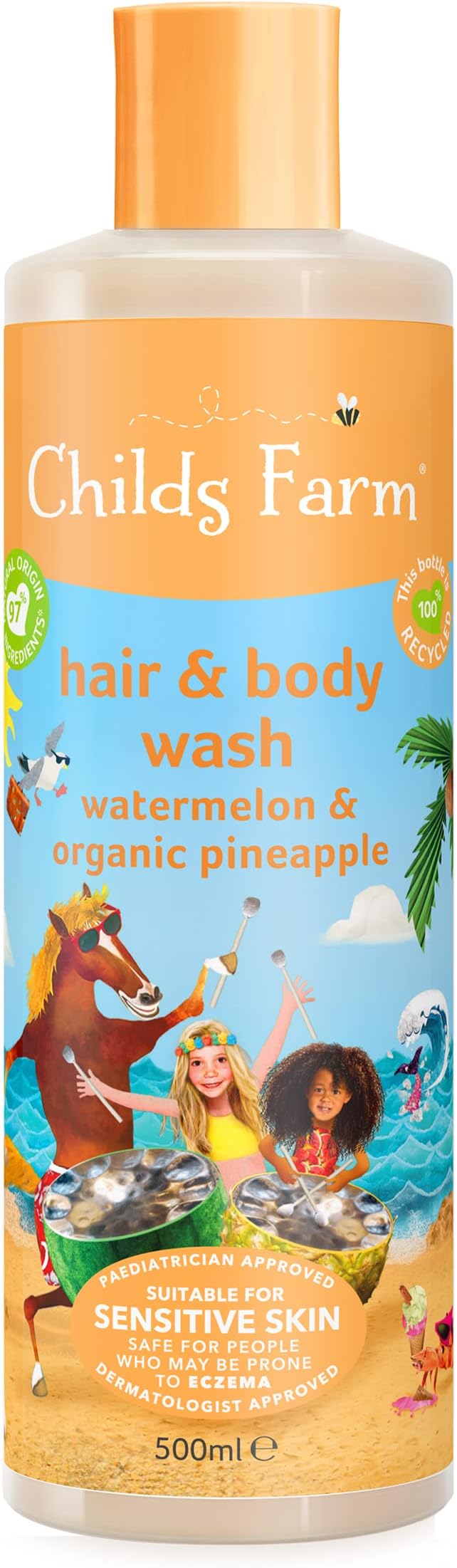 Childs Farm Kids Hair & Body Wash Watermelon Pineapple 500ml
