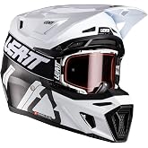 Leatt Moto 9.5 Motocross Helmet &amp; Velocity 6.5 Goggles Kit with Helmet Bag
