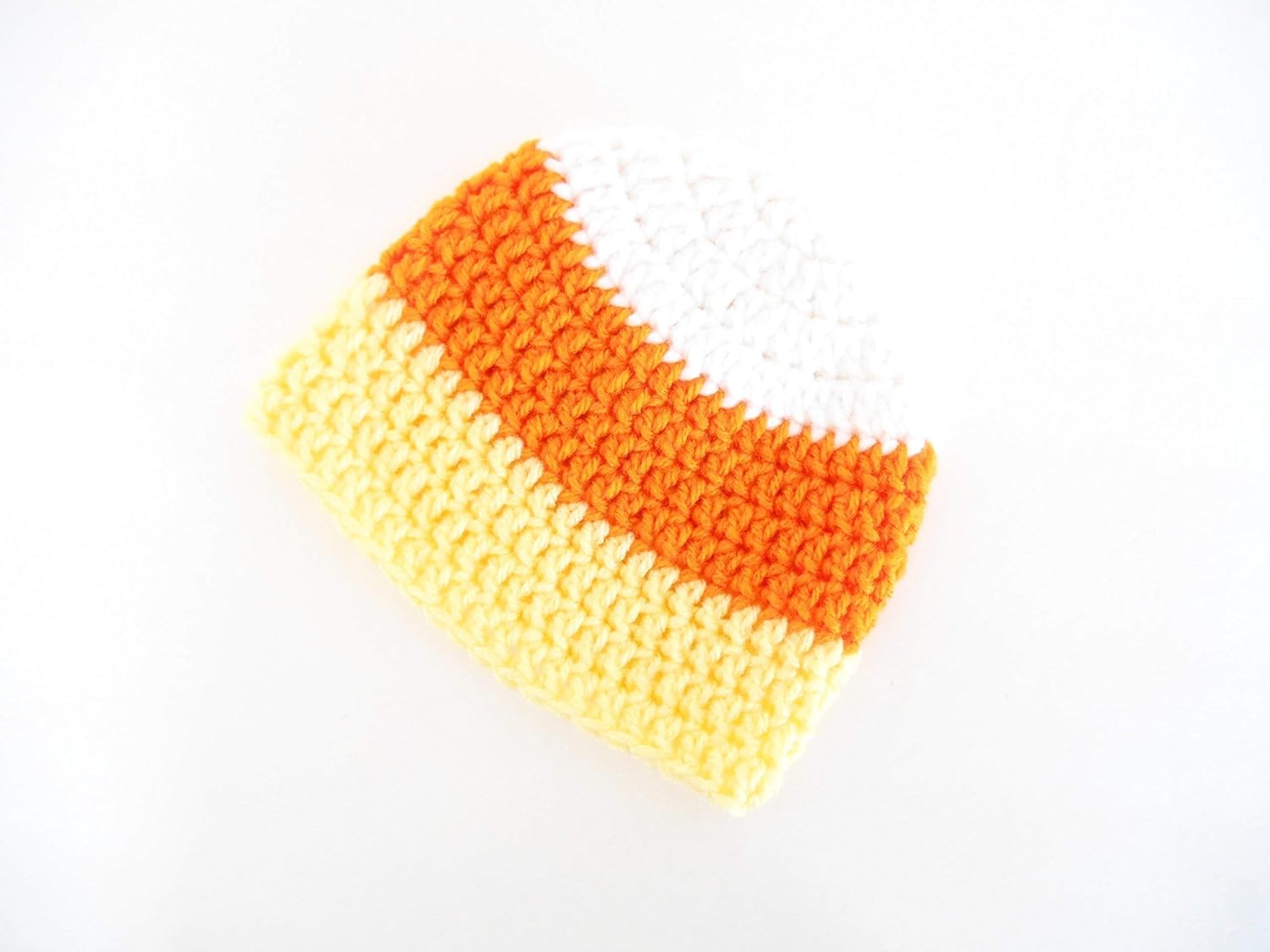 candy corn baby hat