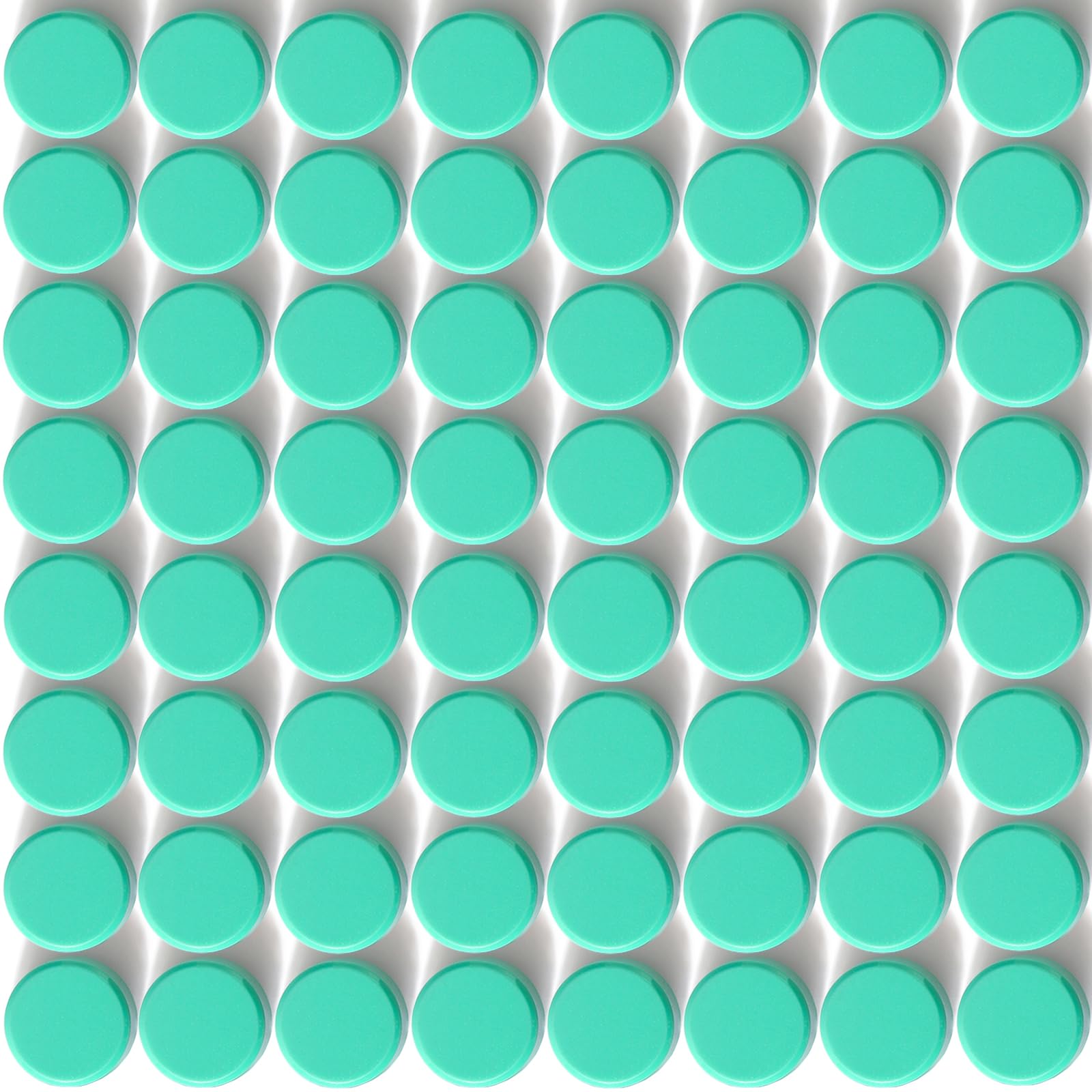 PYJLBX 80 Pack Strong Fridge Magnets, Green Round Mini Magnets, Heavy Duty Small Magnets for Whiteboard, Crafts, Office,Refrigerator, Notice Board & Classroom,Cute Decorative Fridge Magnets for Adults