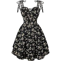 CIDER Secret Garden Corset Mini Dress: Black, XXS at Amazon Women's  Clothing store