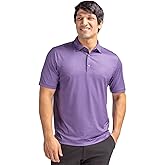 Cutter & Buck Mens Pike Banner Print Stretch Men's Polo