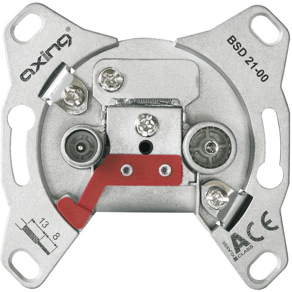 Axing BSD 21-00 2-Port Hyper Broadband antenna wall outlet socket terminal type