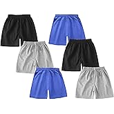 Toddler Shorts for Baby Boy Cotton Summer Lightweight Shorts Little Boys Short Pants Multipack