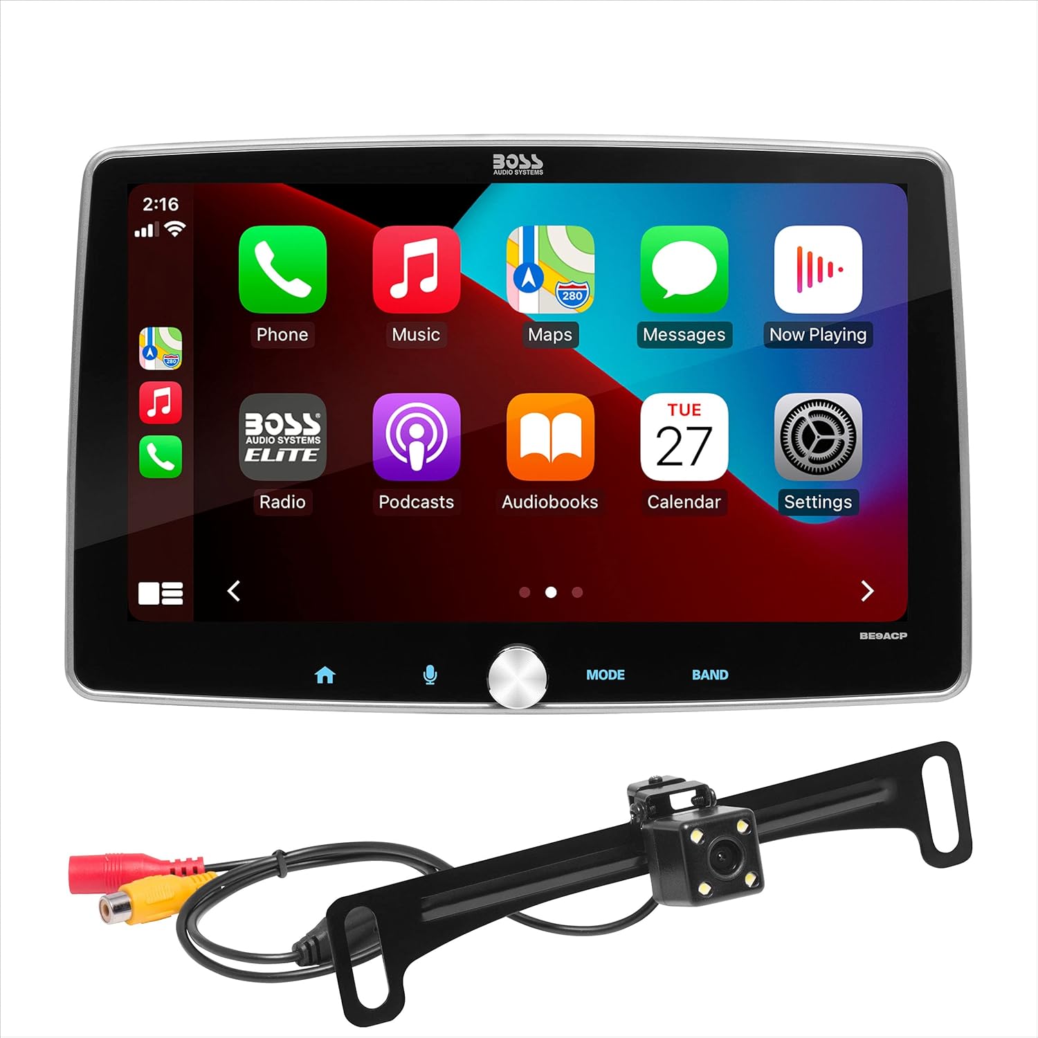 No DVD Android Auto Bluetooth RGB Illumination Detachable 9 Inch