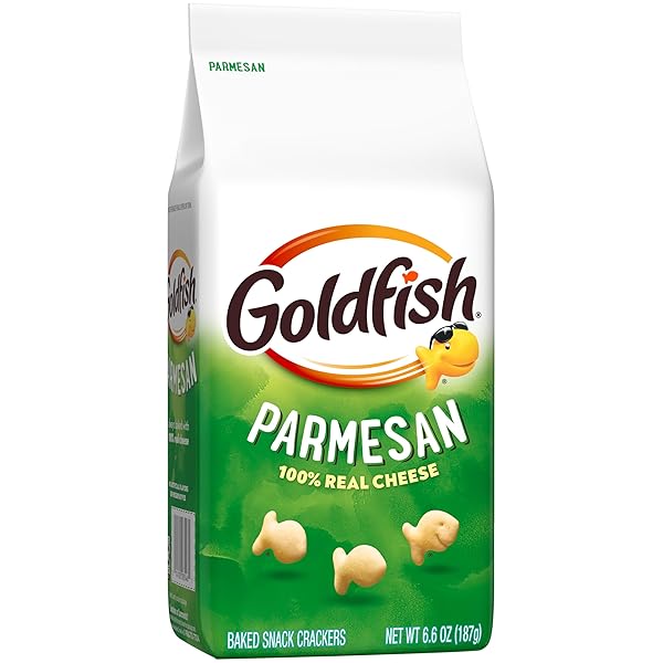 GOLDFISH PARMESAN CRACKERS, SNACK CRACKERS, 6.6 OZ BAG