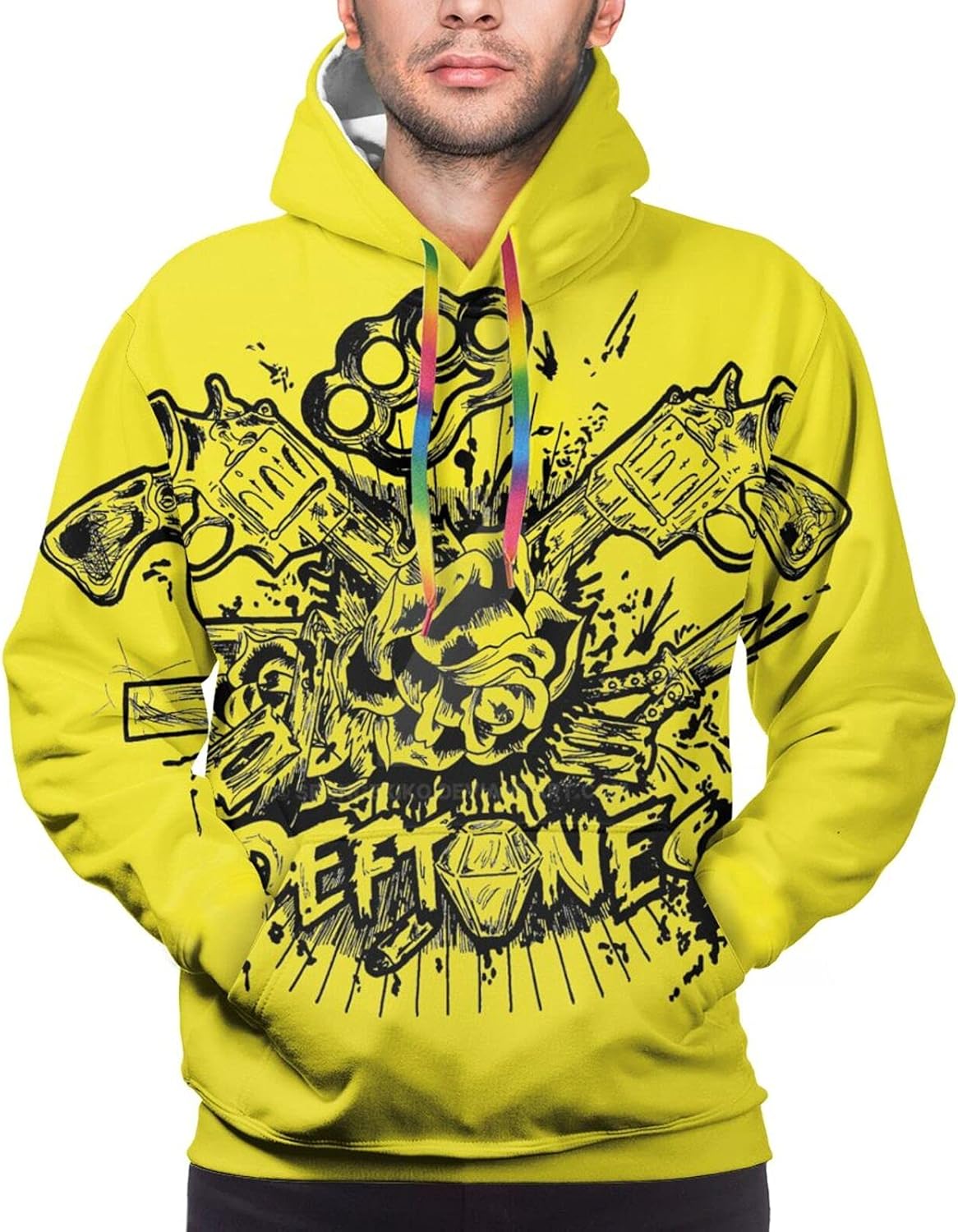 Deftones Band Hoodie 3dPrinted Women'S Spring Front Pocket