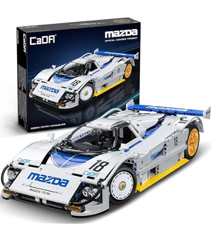 Amazon.com: CaDA C63007W Mazda 787B Racing Car Building Blocks