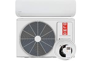 OLMO Alpic 24000 BTU Ductless Mini Split Air Conditioner Heating and Cooling Full Set with 16ft Installation Kit