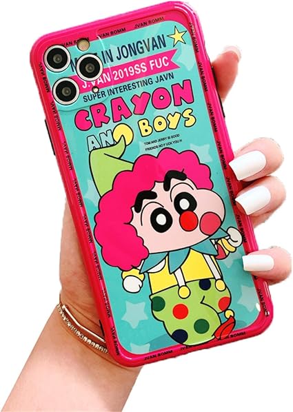 Amazon Co Jp Iphone12 クレヨンしんちゃん スマホケース Iphoneカバー Iphone12 12pro 12promax 12mini Iphone11 11pro 11promax ケース カメラ保護 耐衝撃 萌え 汚れ防止 指紋防止 ピエロ 黄変防止 キャラクター 家電 カメラ
