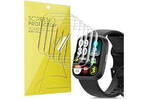 Compatible with EchoByte Smart Watch Screen Protector, Lamshaw Full Coverage TPU Clear Film Compatible with EchoByte Smart Wa
