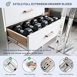 Probrico 10 Pairs 22 Inch Soft Close Drawer