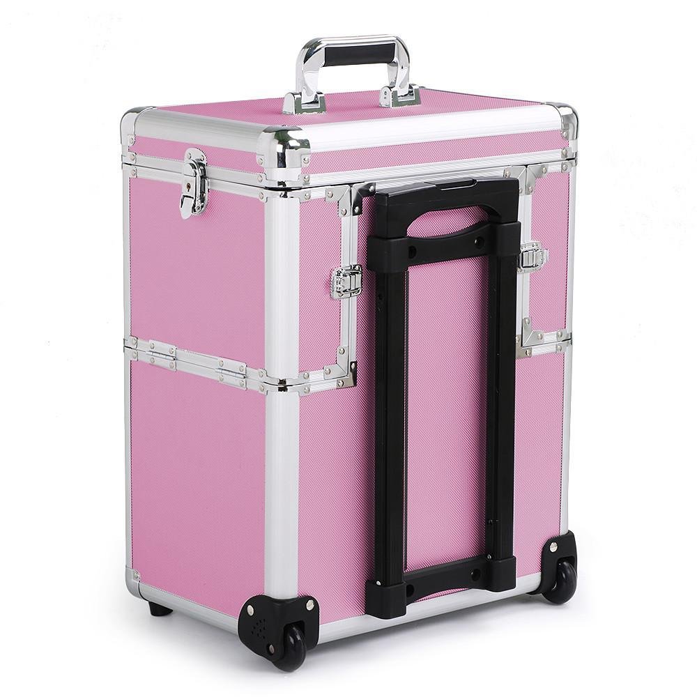 Yaheetech Professional Rolling Makeup Artist Case Portable
