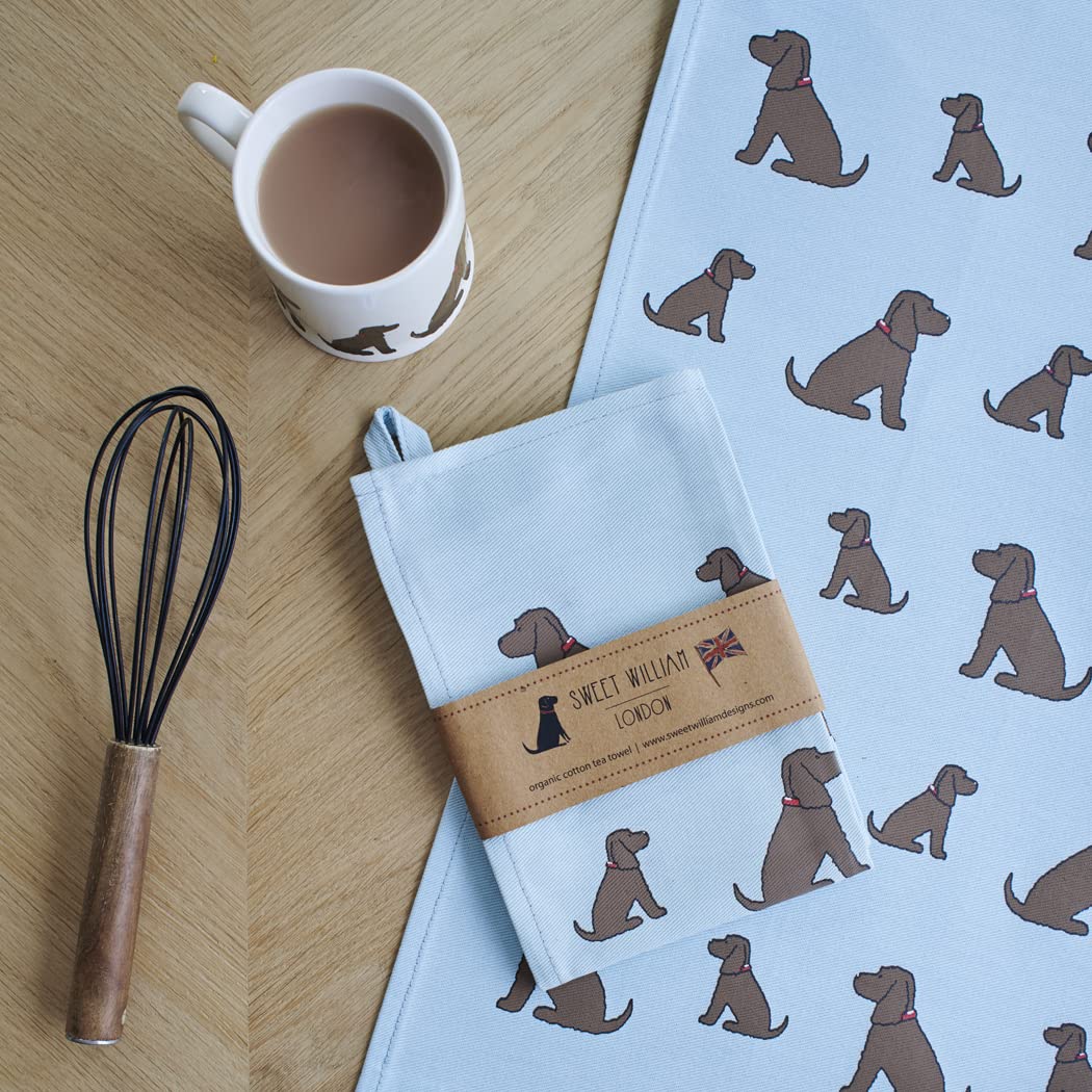 Sweet William Designs Chocolate Cocker Spaniel Tea Towel