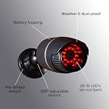 Defender 25 LED CCTV Decoy Camera Outdoor Fake Security Dummy Pack view 4