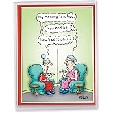 NobleWorks - Big Funny Birthday Greeting Card 8.5 x 11 Inch with Envelope (1 Pack) Large Jumbo Bday Bad Memory J3680BDG