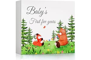 Baby Memory Book for Boy or Girl,First 5 Years Baby Book Keepsake,Record a Milestone for Every Event from Birth to Age 5,Gend
