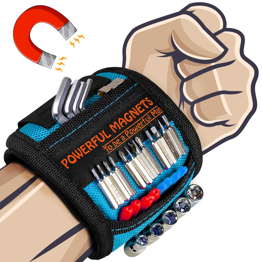 Gifts for Men Dad Christmas Presents - Magnetic Wristbands Tools Birthday Gifts for Dad Him Husband DIY Gadgets, Mens Gifts for Christmas Stocking Fillers for Men, 2025 Xmas Secret Santa Gifts Ideas