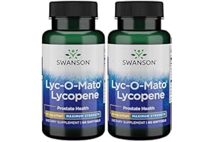 Swanson Super-Strength LYC-O-Mato Lycopene 40 Milligrams 60 Sgels (2 Pack)