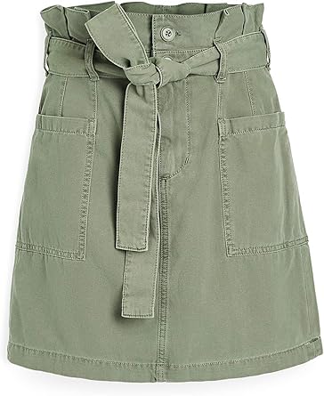 green jeans skirt