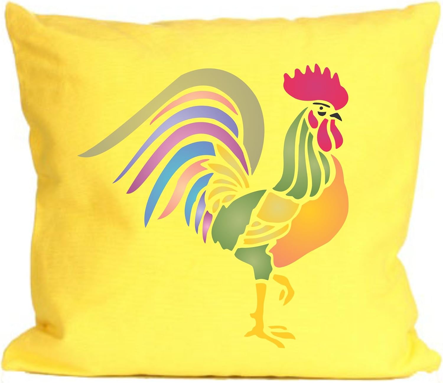 Rooster Stencil - 20 x 21.5 cm - Reusable Chinese Year of The Rooster Chicken Bird Farm Animal Wall Stencil Template - Image 3