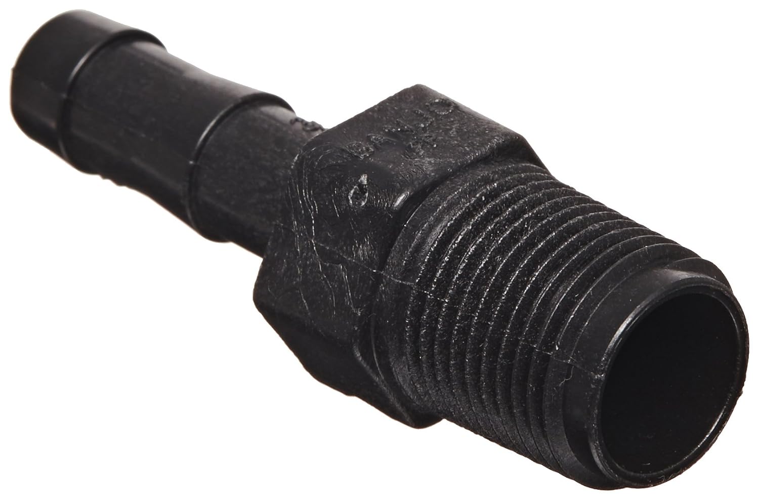 Banjo HB038 Polypropylene Hose Fitting, Adapter, 3/8" NPT Male x 3/8