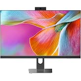 24" All in One Desktop Computer, i5 CPU Up to 3.3 GHz, 16GB RAM, 256 GB SSD | External WiFi 6 + BT Adapter, Integrated Graphics, Space-Saving AIO PC for Home Office Business