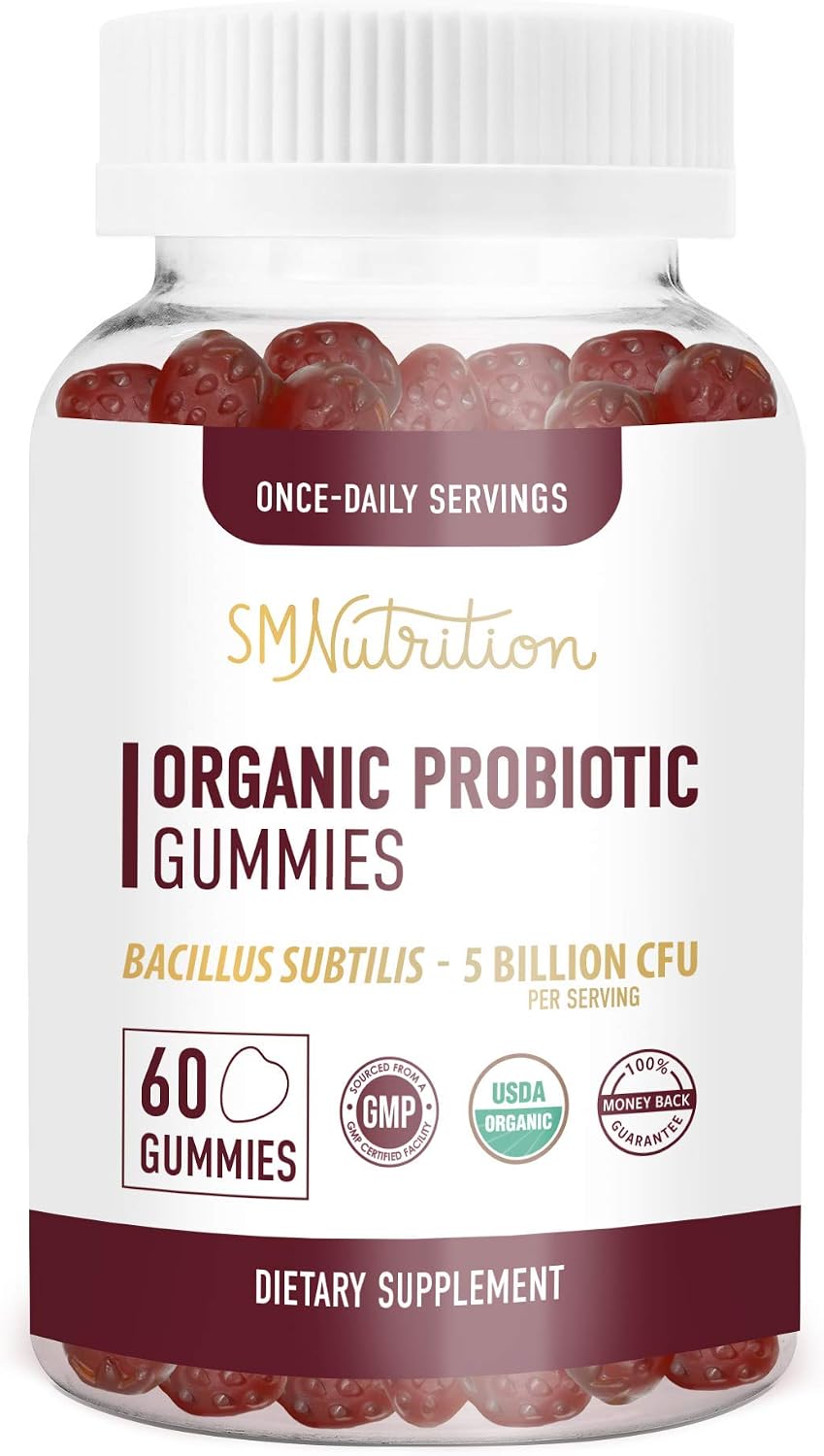 Adult Probiotic Gummies, 60 count (Pack of 1)