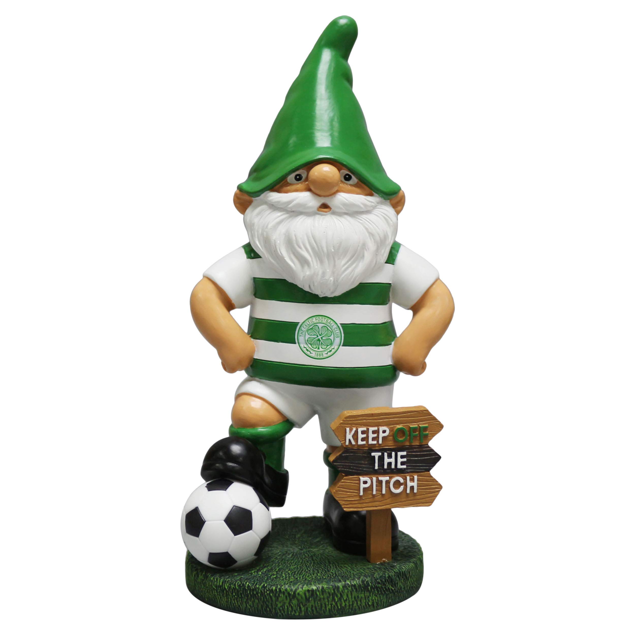 FOCO Officially Licensed Celtic FC Keep Off The Pitch Gnome