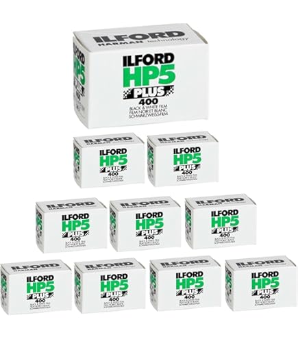 ILFORD HP5 PLUS 400 8×10 25sheet 4箱 Ilford HP5 Plus 400 Black & White Negative - 35mm Film, 36