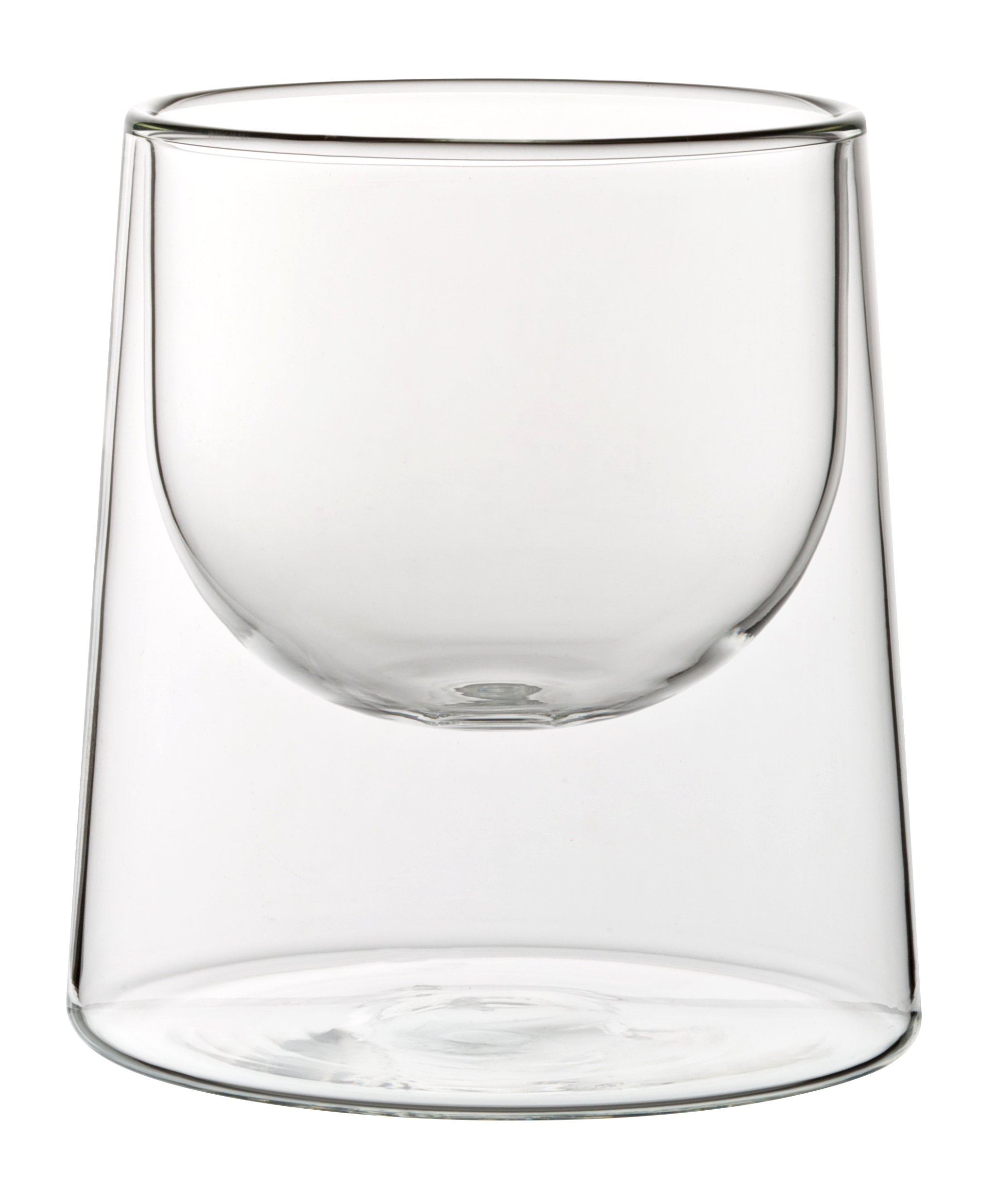 Utopia R90060 Dessert/Tasting Dish, Glass Dining, Double-Walled, 7.75 oz., 22 cL (Pack of 6)