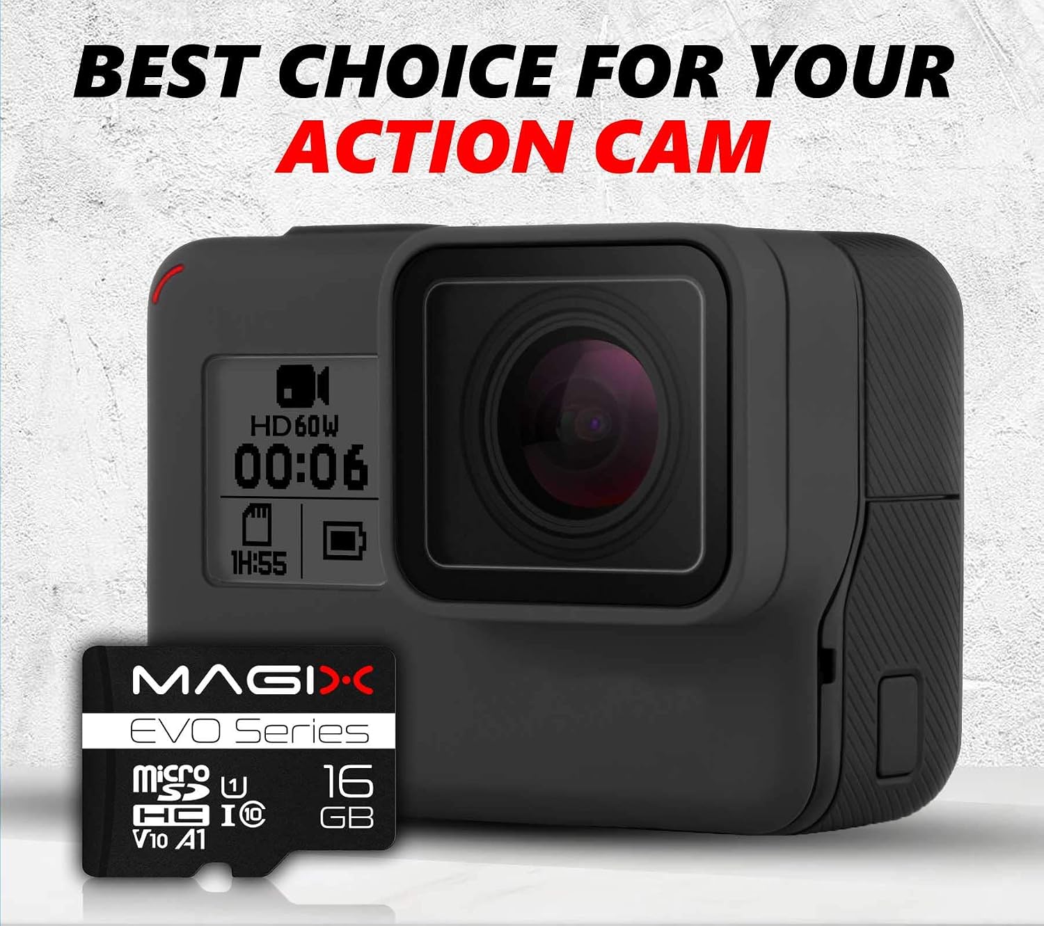 Magix 16GB microSD Card Class10 V10 U1, Read Speed Up to 80 MB/s, EVO Series (SD Adapter Included), Black - Image 5