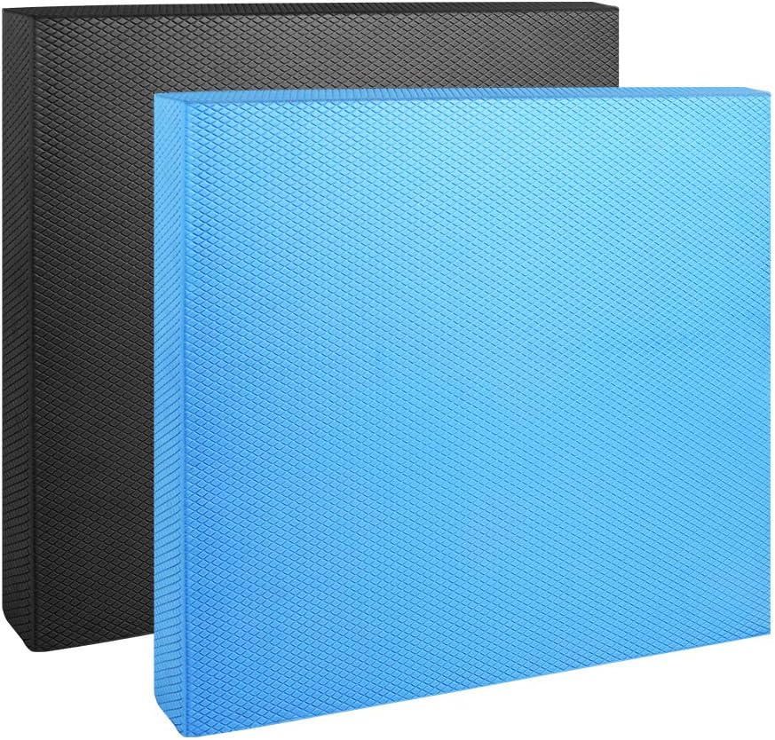 Jree Ash Balance Pad,Non-Slip Foam Stability Cushion,Yoga Mat Trainer,Knee and Ankle Pad for Physical Therapy, Yoga,Pilates,Core Strength,Balance Training,Rehab 15x13x1.97 inches