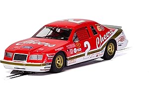 Scalextric Ford Thunderbird 'Cheers' #2 1:32 Slot Race Car C4067, Red/White