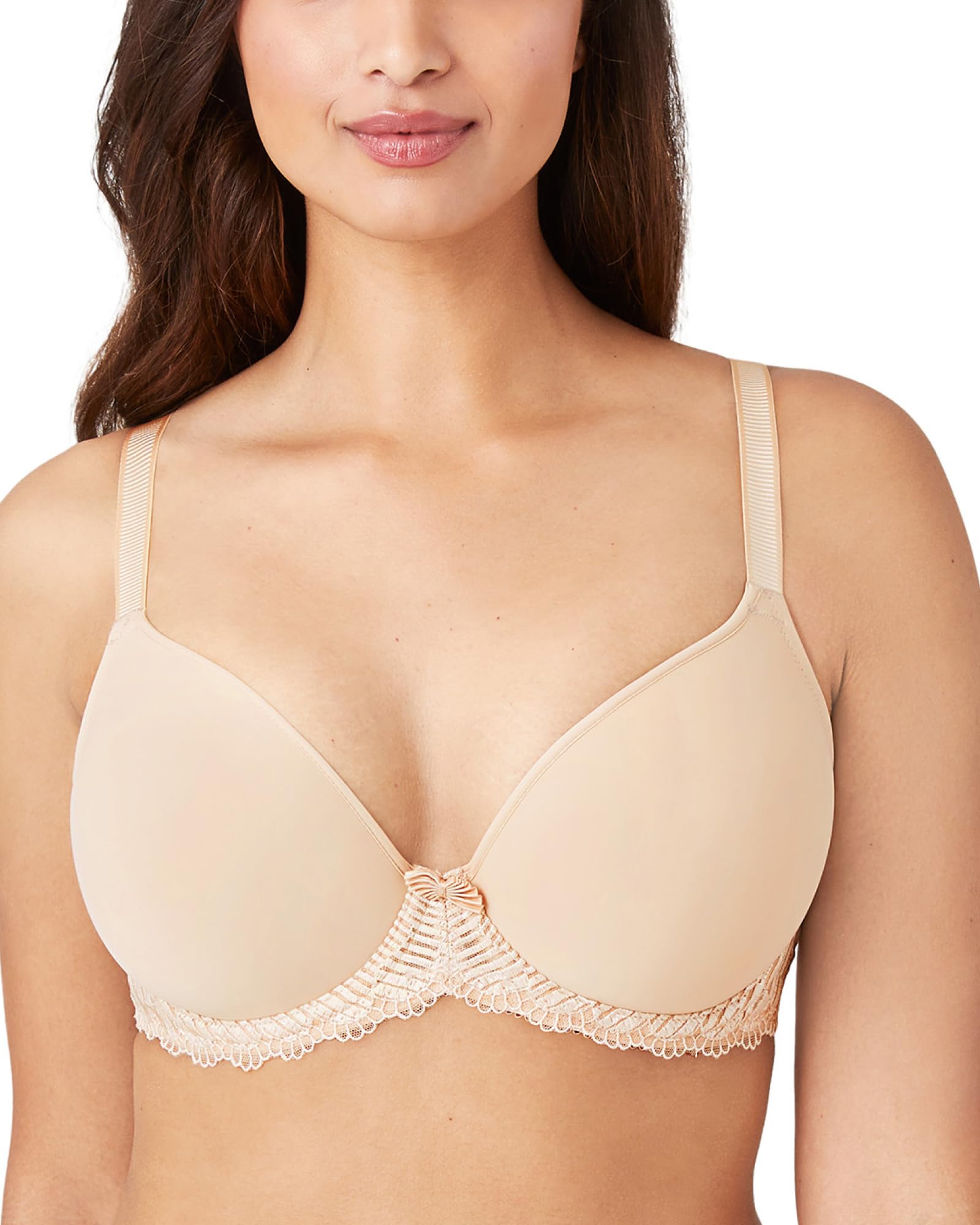 Photo 1 of Wacoal womens La Femme contour Underwire T-Shirt Bra, Sand, 32H