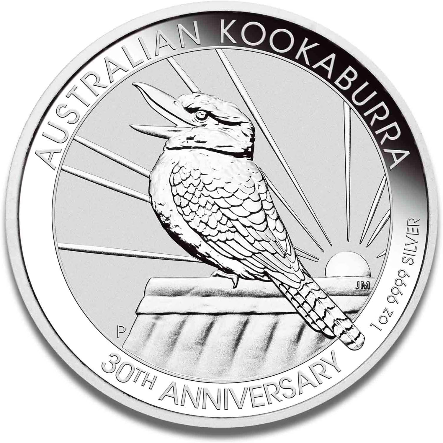 Silver coin Kookaburra from Australia - 999 fine silver - individually packed in coin capsule (1 oz 2020)