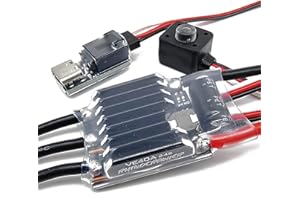 RhinoESC Crawler ESC AM32 40A BEC 5.2~8.2V for Traxxas Axial MOA Ventru RC Crawler Pro Shafty Comp Crawler(Crawler 40A ESC)