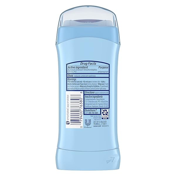 SUAVE DEODORANT ANTIPERSPIRANT & DEODORANT STICK 48-HOUR ODOR AND WETNESS PROTECTION POWDER DEODORANT FOR WOMEN 2.6 OZ