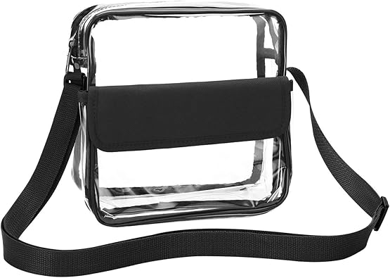 clear bag with strap
