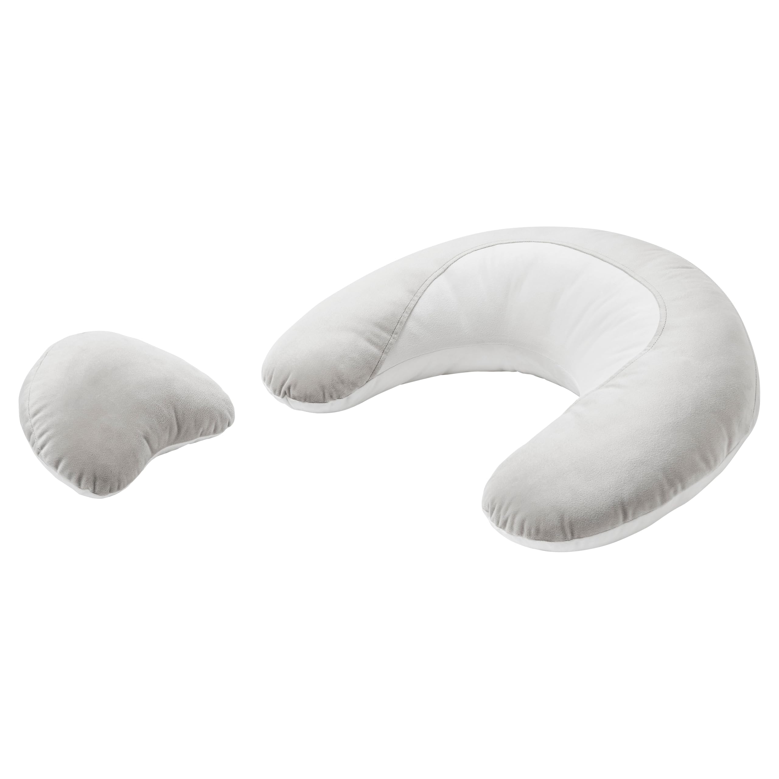 カーメイト(エールベベ)授乳クッション 洗える 3WAY クッション エールベベ スリーウェイ クッション プレミアム 3Way 授乳クッション 妊娠中 赤ちゃんおすわり 3通り カバー ヘッドアップピロー 洗濯可能 マイクロファイバー繊維 BB716 グレー商品画像