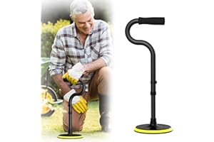 KWIKONE Mobility Aids Tool Device to Help Get up from Floor, Standing Aids & Supports Assist Devices for Seniors, Standing Mobility Aid for Rising Indoors, Garden, Housework Matte Purple (Matte Black)