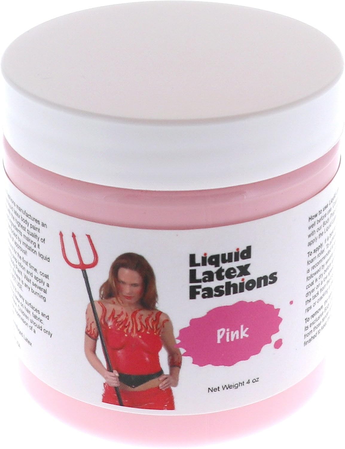 Ammonia Free Liquid Latex Body Paint Pink 4 Ounce Amazon Ca Home Kitchen