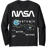 NASA Artemis Mission Exploration Insignia Worm Logo Long Sleeve T-Shirt